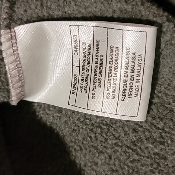 Nike sweatshirt fleece v neck pullover long sleeve drawstring hem XXL athleisure - Picture 13 of 14